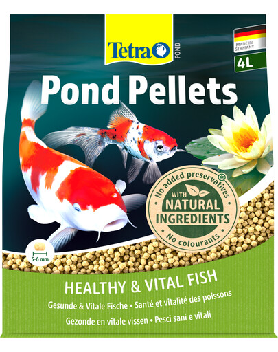 TETRA Pond Pellets 4 l Põhitoit kõikidele tiigikaladele
