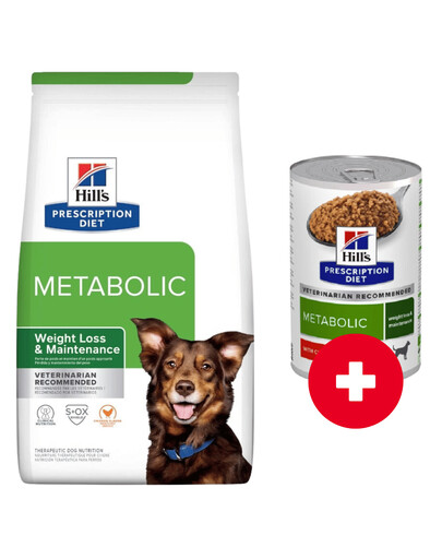 HILL'S Prescription Diet Canine Metabolic 4 kg ülekaalulistele koertele + 1 purk TASUTA