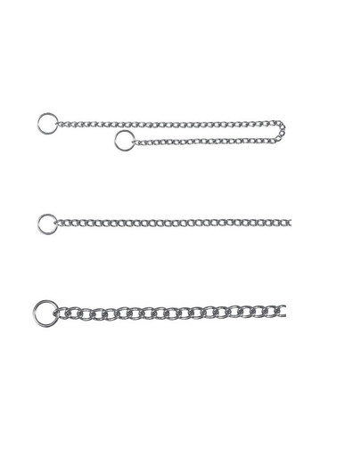 Trixie smaugianti metalinė šuns grandinėlė 50 cm 2,5 mm
