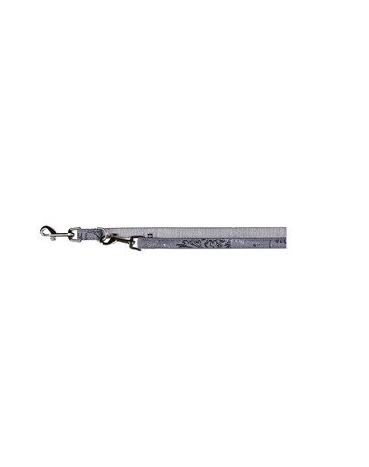 Trixie Modern Art This Is The Boss Adjustable Lead pavadėlis XS 2 m / 10 mm pilkas