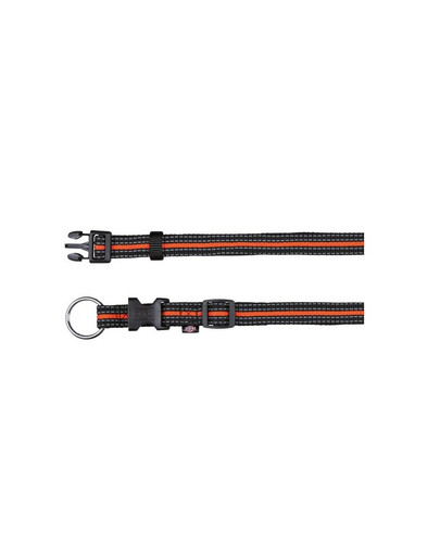 Trixie antkaklis Fusion Collar 30 – 45 cm / 17 mm juodas - oranžinis