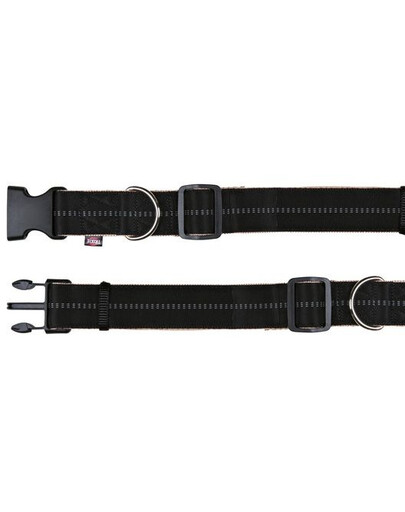 Trixie antkaklis Softline Elegance Collar S – M 32 – 45 cm / 38 mm juodas
