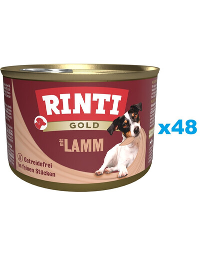 RINTI Gold Lamb Mini väikestele tõugudele 48x185 g