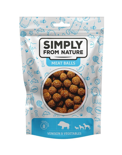 SIMPLY FROM NATURE Meat Balls Игровые и овощные шарики для собак 5х80 г