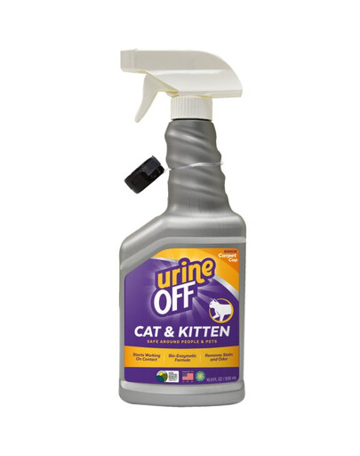 URINE OFF Cats and Kittens Urine Refresher and Stain Remover Spray 500 ml