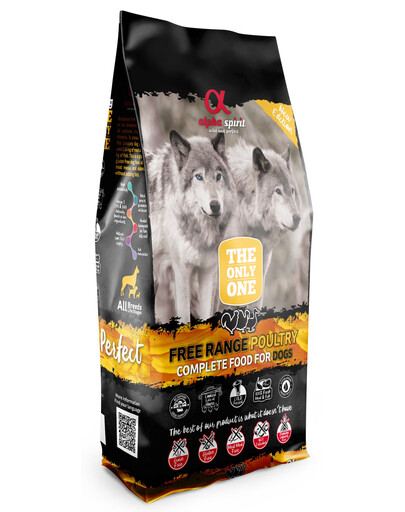 ALPHA SPIRIT Pehme kuivtoit koertele Poultry kanaliha 12 kg