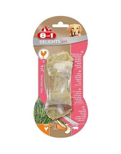 8IN1 Pork Delights Bone S kont 1 tk