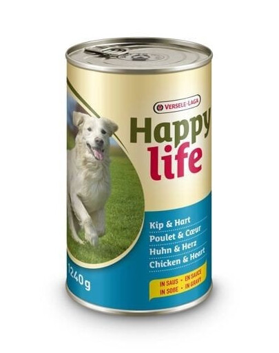 Versele-Laga Happy Life Chicken & Heart - ėdalas su vištiena ir širdimis 1,24 kg