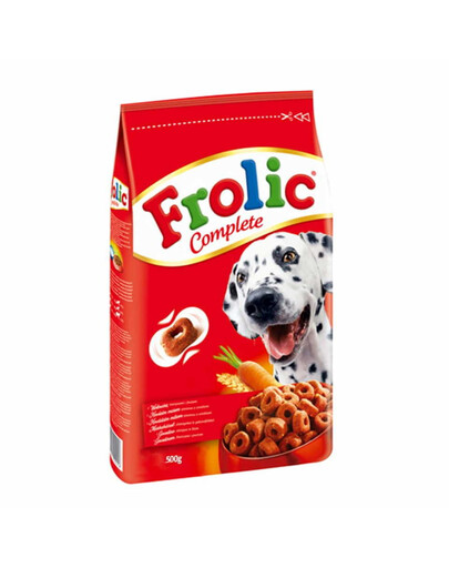 FROLIC kuivtoit veiseliha, köögiviljade ja teraviljaga 0,5 kg x16