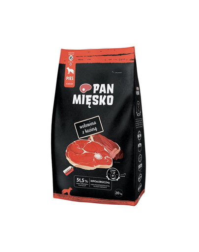 MELT MEAT Veiseliha koos kitsega XS 20kg