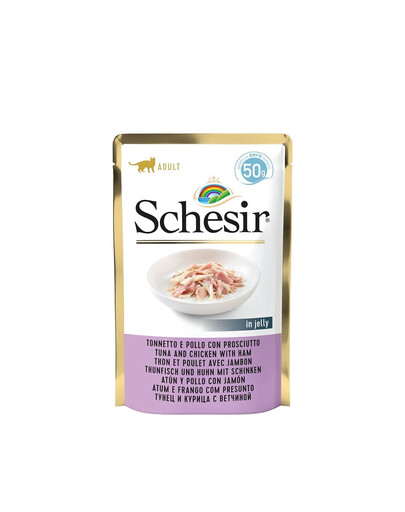 SCHESIR konserv tuunikala-, kana- ja singiga 50 g