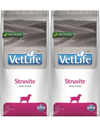 FARMINA Vet Life Struvite koertele struviitkivide lahustamiseks ja tekke vähendamiseks 12 kg x 2