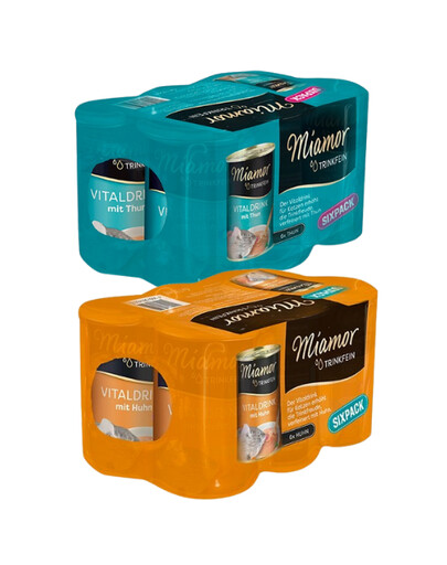 MIAMOR Trinkfein Supp kana + tuunikalaga kassidele 12 x 135 ml