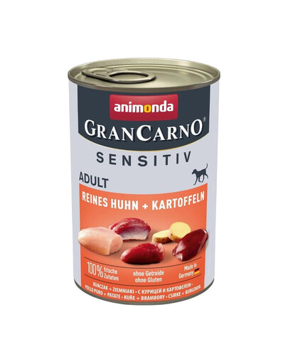 ANIMONDA Grancarno Sensitive kurczak z ziemniakami 6 x 400 g
