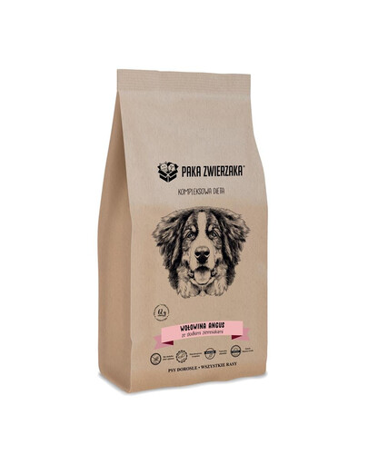 PAKA ZWIERZAKA  Angus veiseliha ja bataat 9 kg täiskasvanud koertele