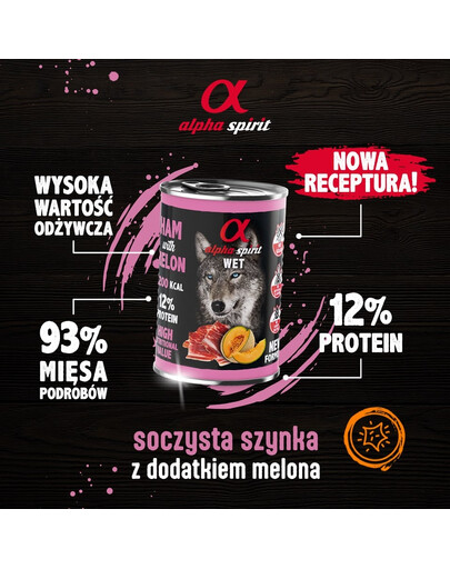 ALPHA SPIRIT singi meloniga 400 g