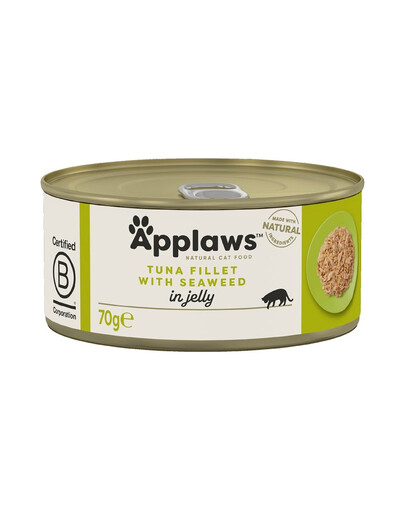 APPLAWS Puszka Dla Kota Tuńczyk Z Wodorostami W Galarecie 70 g
