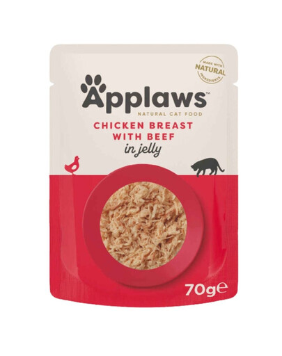 APPLAWS Saszetka 70 g mokra karma dla kota w galarecie