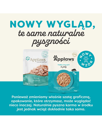 APPLAWS Saszetka 70 g mokra karma dla kota w galarecie