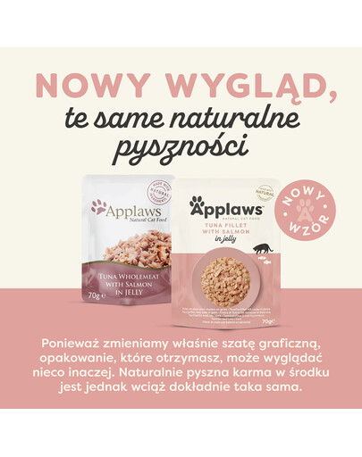 APPLAWS Saszetka 70 g mokra karma dla kota w galarecie