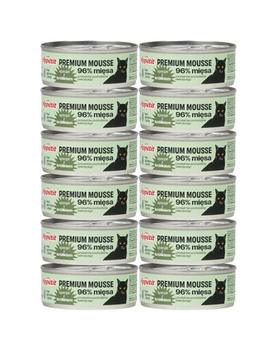 COMFY APPETIT PREMIUM Mousse küülikuga kassidele 12x85 g
