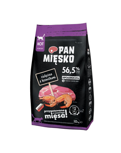 PAN MIĘSKO Vasikaliha krevettidega S 10 kg