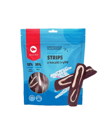 MACED pardi ja tursa ribad 500g koeraküpsis