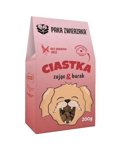 PAKA ZWIERZAKA  Jänese ja peedi 200 g koeraküpsised