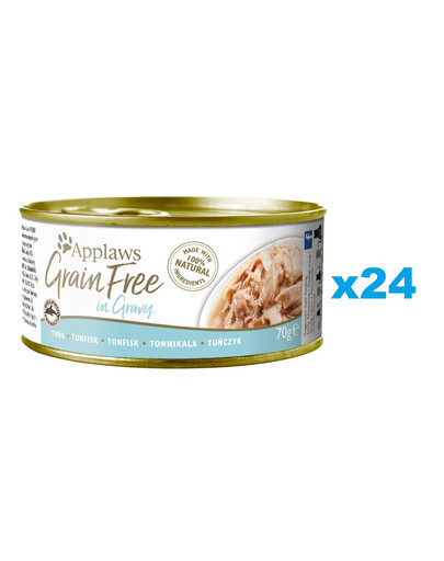 APPLAWS Cat Adult Teravaba kastmes Tuunikala kastmes 24x70 g