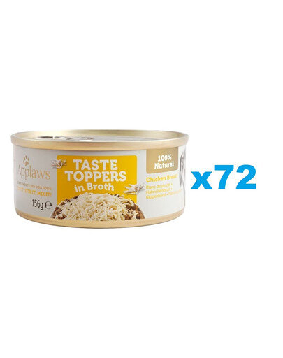 APPLAWS Taste Toppers kanapraad puljongis 72x156 g