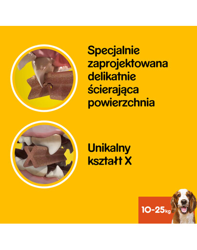 Pedigree Dentastix keskmise suurusega koertele 8 X180 g