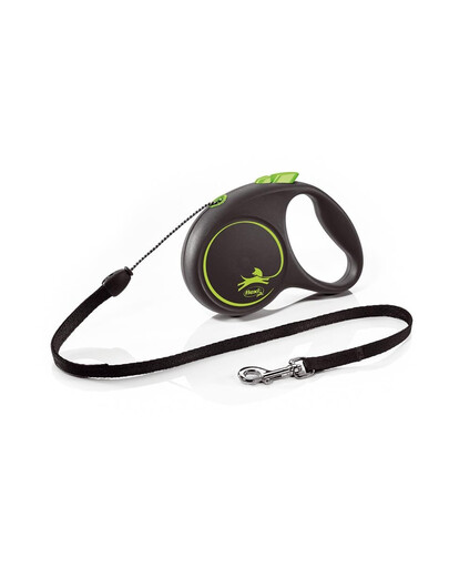 FLEXI Black Design S Cord 5m roheline automaatrihm
