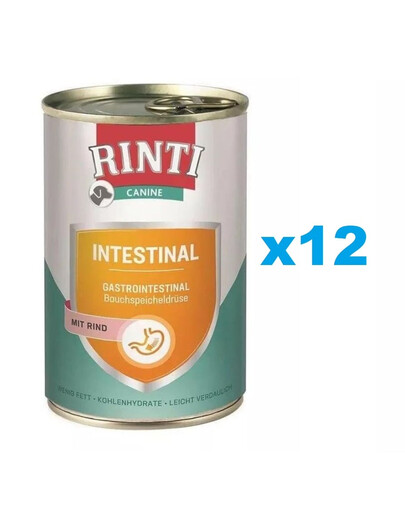 RINTI Canine Intestinal beef 12 x 400 g veiseliha