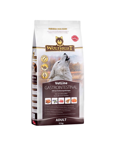 WOLFSBLUT VetLine Gastrointestinaalne dieettoit seedeprobleemidega koertele 12 kg