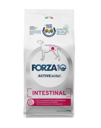 FORZA 10 Intestinal Active Nutraceutical dieet seedeprobleemide korral koertele 10 kg.