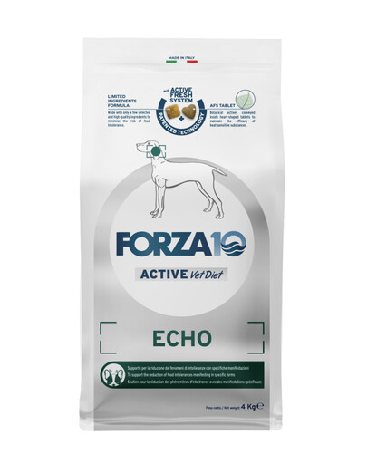 FORZA10 Oto/Echo Active Nutraceutical dieet kõrvaprobleemide korral 4 kg