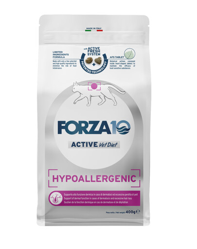 FORZA 10 Hypoallergenic Active Cat hüpoallergeenne kasside kuivtoit 400g