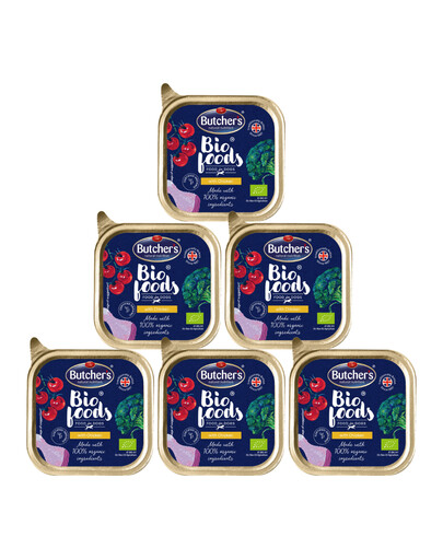 BUTCHER'S BIO foods kana 6 x 150 g koerte pasteeti