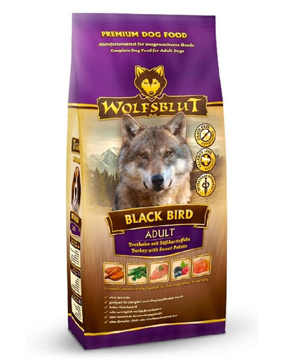 WOLFSBLUT Country Chicken Adult kuivtoit koertele kana ja maguskartuliga 12,5 kg