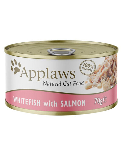 APPLAWS Cat Whitefish & Salmon valge kala ja lõhe 70g