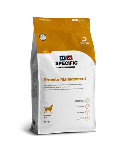 SPECIFIC Dog CCD Struvite Management 12 kg koertele mõeldud struviidivastane toit koertele