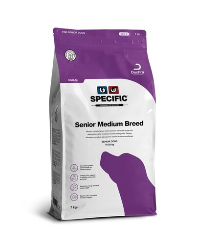 SPECIFIC Dog CGD-M Senior Medium Breed 7 kg vanemate koerte toit keskmise suurusega tõugudele