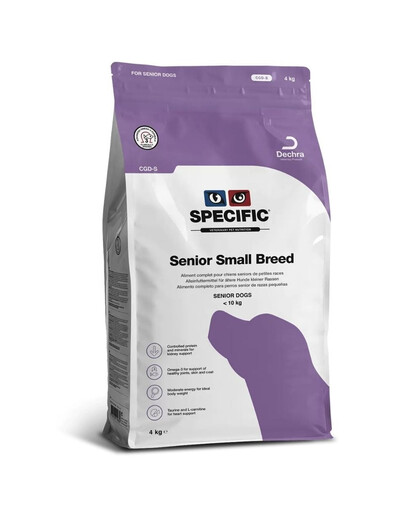 SPECIFIC Dog CGD-S Senior Small Breed 4 kg vanemate väikeste tõugude koeratoit