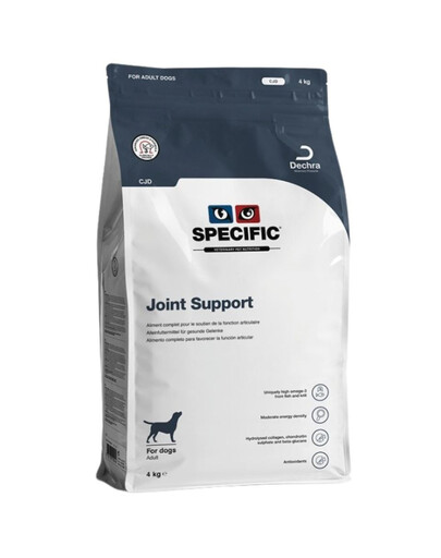 SPECIFIC Dog CJD Joint Support 4 kg koeratoit, mis toetab liigeste tervist
