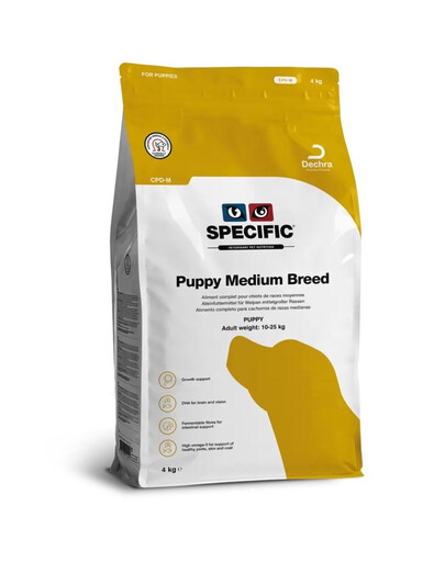 SPECIFIC Dog CPD-M Puppy Medium Breed 4 kg kutsikatoit keskmise suurusega tõugudele