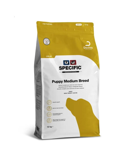 SPECIFIC Dog CPD-M Puppy Medium Breed 12 kg kutsikatoit keskmise suurusega tõugudele