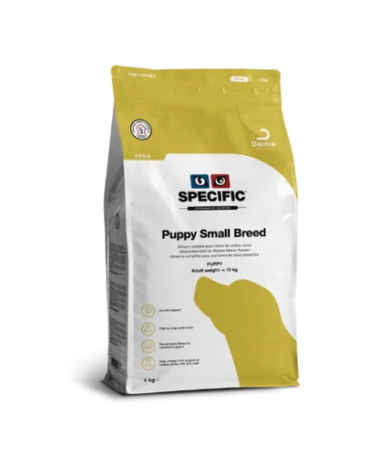SPECIFIC Dog CPD-S Puppy Small Breed 4 kg väikeste tõugude kutsikatoit