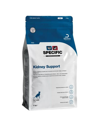 SPECIFIC Cat FKD Kidney Support 2 kg kassitoit südame-, neeru- või maksapuudulikkusega kassidele.