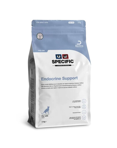 SPECIFIC Cat FED-DM Endocrine Support 2 kg toit diabeediga kassidele