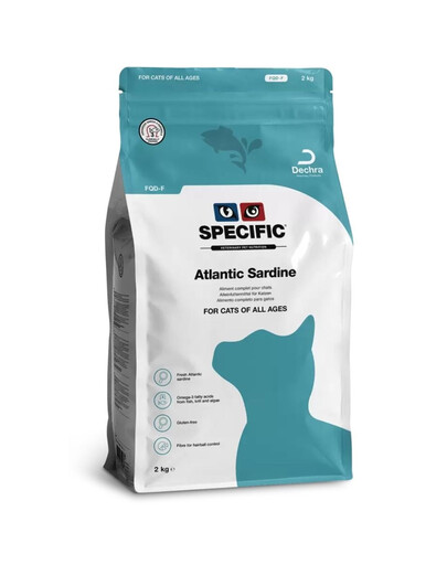 SPECIFIC Cat FQD-F Atlantic Sardine 2 kg Värske sardiini- ja krillitoit igas vanuses kassidele